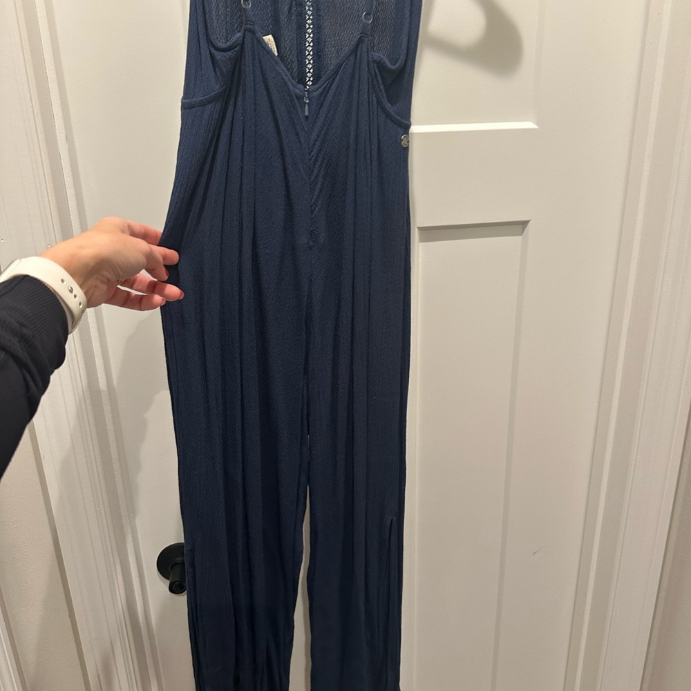 Roxy Navy Blue Jumpsuit - Picture 8 of 9